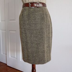 Rena Rowan wool blend pencil skirt